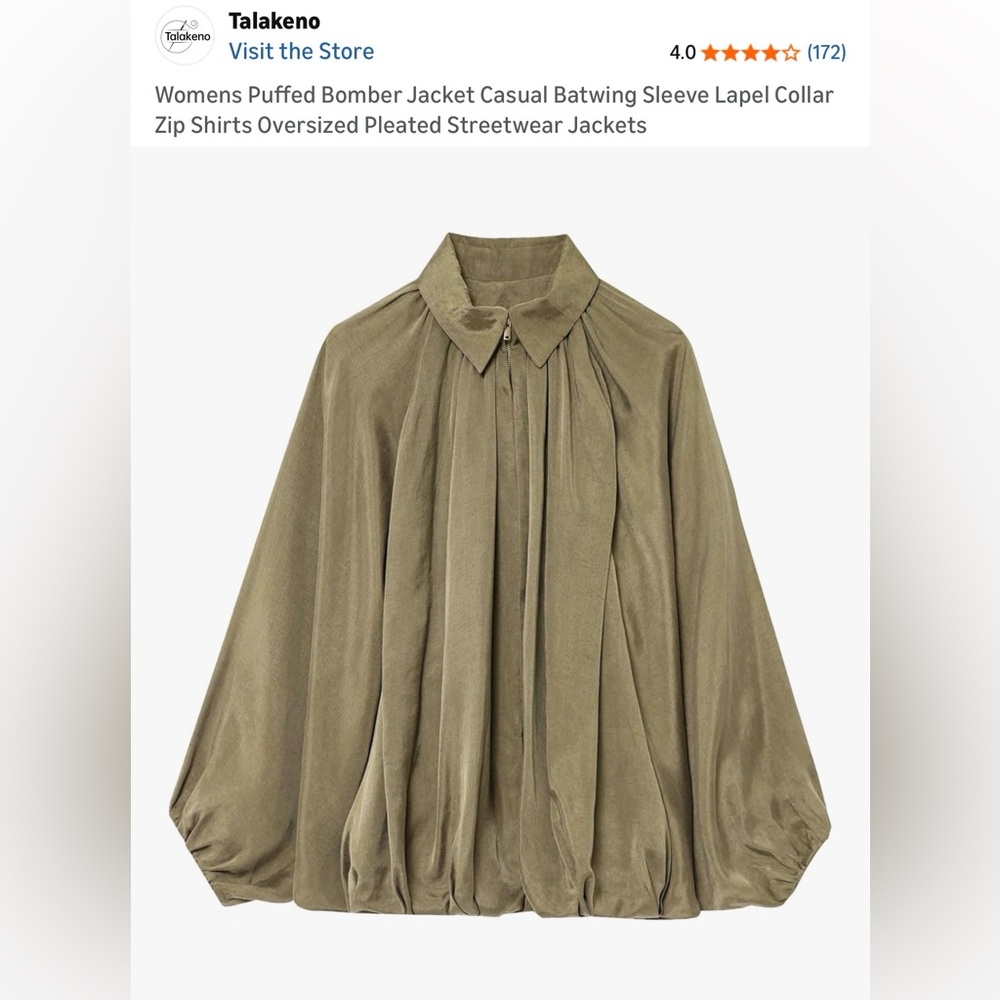 Women’s Chic Bomber Jacket NWT Size Medium